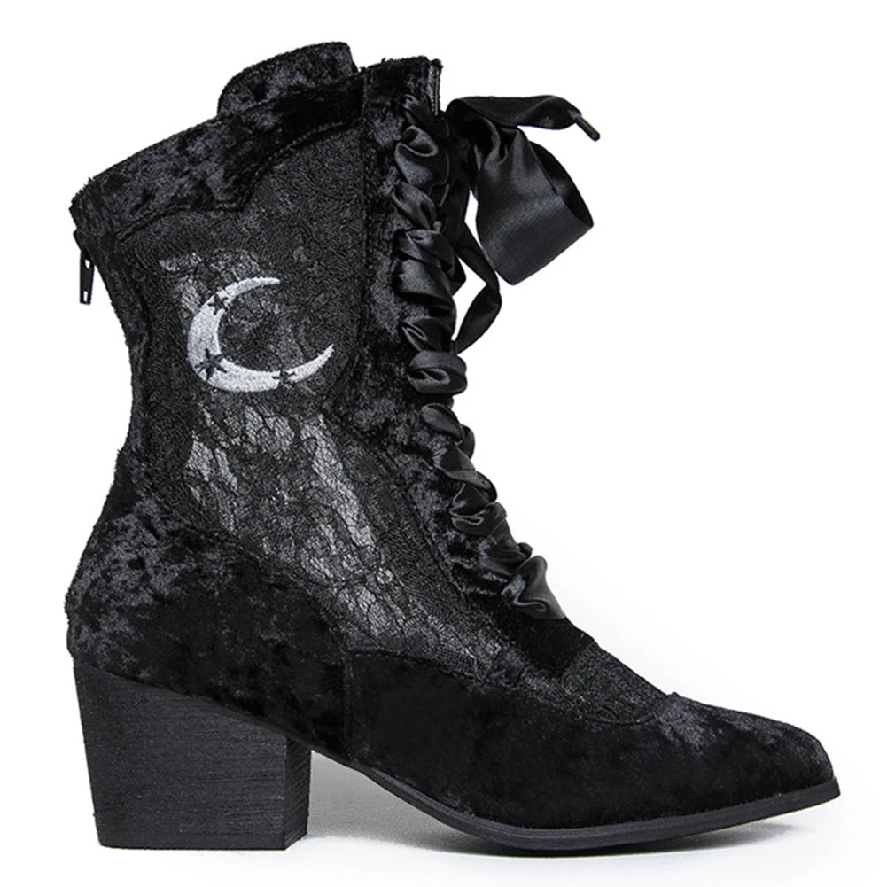 Y.R.U. Dame Witch Boots In Black Shoes