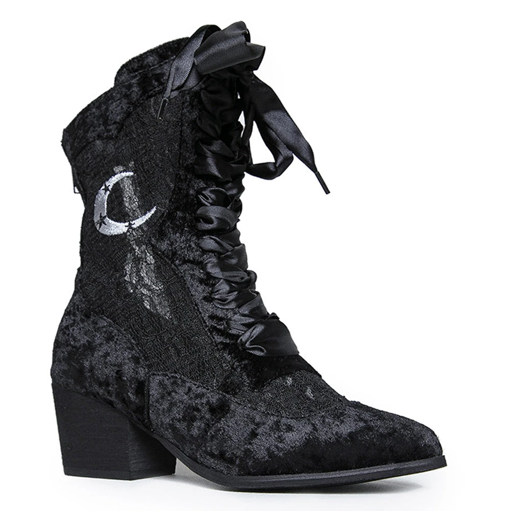 Y.R.U. Dame Witch Boots In Black Shoes