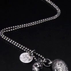 Accessories 2 Abnormal Sides Reversible Grizzly Charm Necklace