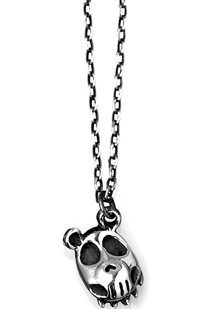 Accessories 2 Abnormal Sides Reversible Grizzly Charm Necklace