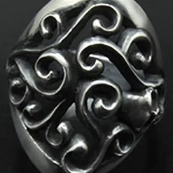 2 Abnormal Sides Vine Of Skull Ring Accessories