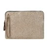 Melie Bianco Bags Monroe Glitter Clutch Crossbody Purse In Nude
