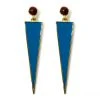 FASHô Retro Tribe Earring In Turquoise Accessories