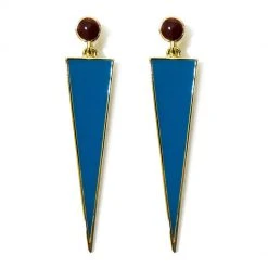 FASHÃ´ Retro Tribe Earring In Turquoise Accessories