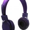 LAXMAX Mesh Stereo Headphones In Purple Accessories