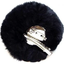 LA Style Rush Accessories Single Puff Ball Pin Clip