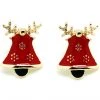 LA Style Rush The Great Fantastic Christmas Bells Post Stud Earring