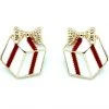 LA Style Rush Christmas Gift Box Post Stud Earring