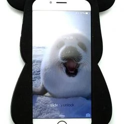 LA Style Rush Super Star Bear Silicone Case For IPhone 6 In Black Accessories