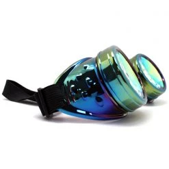 LASR Wild Heart Celelstial Kaleidoscope Goggles In Iridescent Rainbow