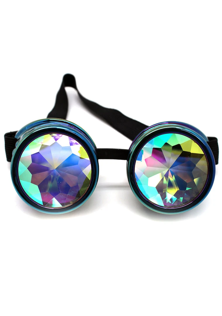 LASR Wild Heart Celelstial Kaleidoscope Goggles In Iridescent Rainbow