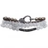 LA Style Rush Clarity Bracelet Set The Raven