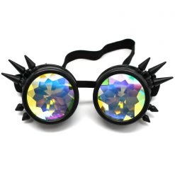 LASR Dragon Slayer Kaleidoscope Goggles In Matte Black