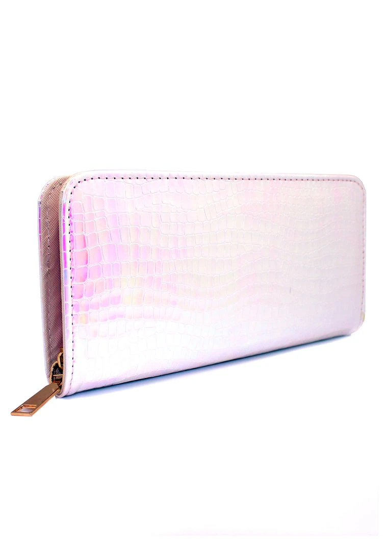 LASR Kandi Venom Zip Wallet In Atlantis Bags