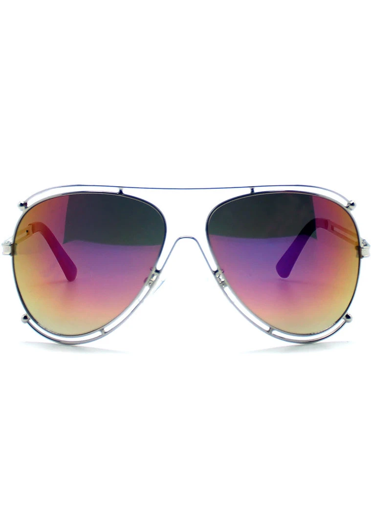 LASR Fly High Aviator Sunglasses