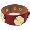 FASHô Large Screw Bracelet In Red/Gold Accessories