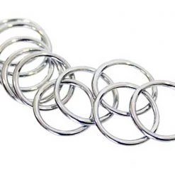 Accessories 8 Other Reasons Easy E Rings In Silver (Sets Of 10)