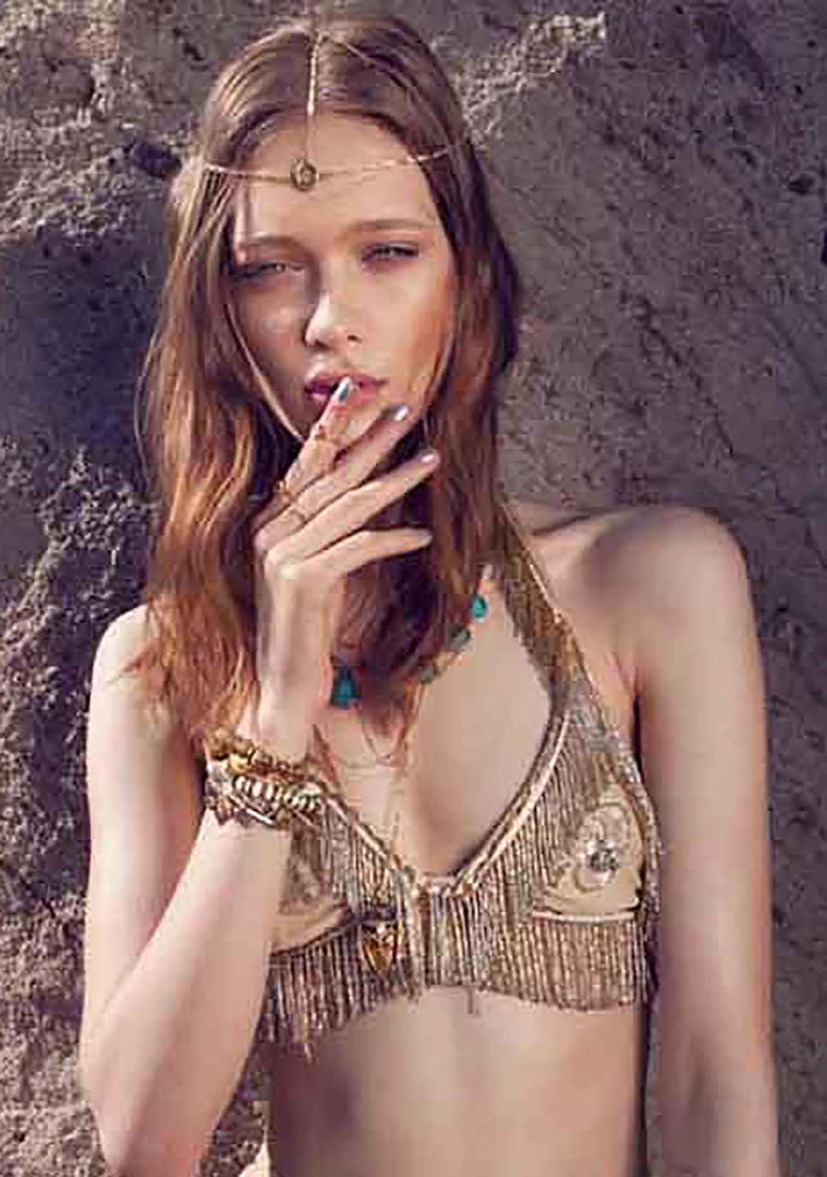 Vanessa Mooney The Illuminations Necklace In Gold