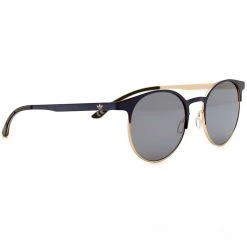 Adidas Originals Oval Metal Series Sunglasses In Blue/Gold Accessories