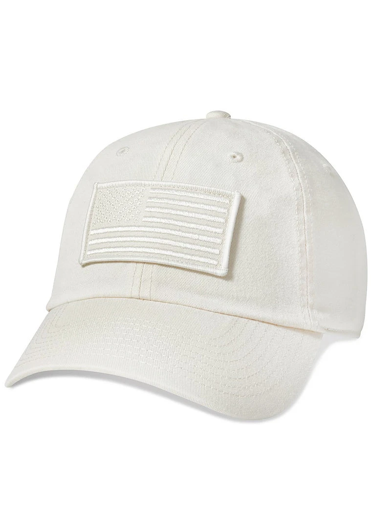 American Needle USA Conrad Tonal Raglan Hat In Off White Accessories