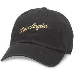 American Needle Accessories Los Angeles Board Raglan Hat In Black