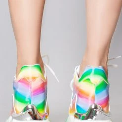 Anthony Wang Mad World Full Spectrum Platform Sneakers