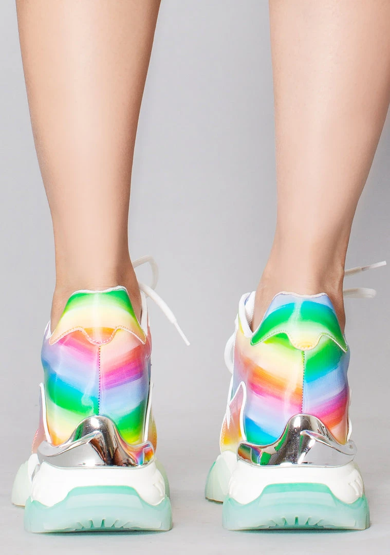 Anthony Wang Mad World Full Spectrum Platform Sneakers