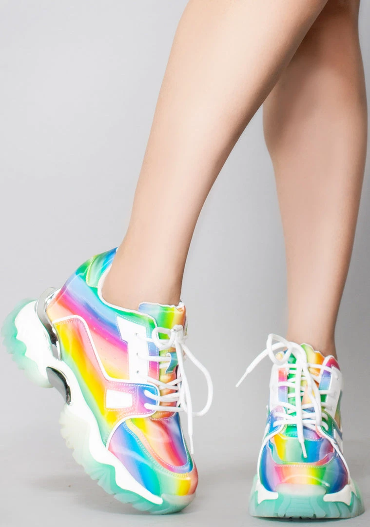 Anthony Wang Mad World Full Spectrum Platform Sneakers
