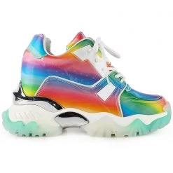 Anthony Wang Mad World Full Spectrum Platform Sneakers