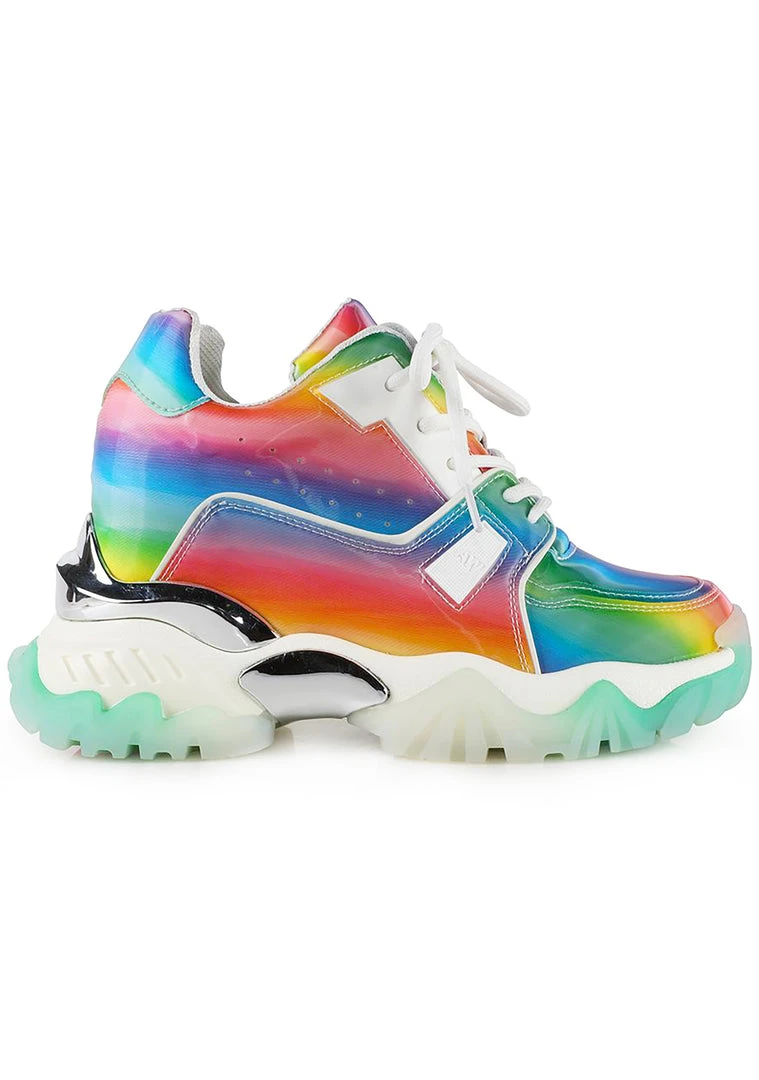 Anthony Wang Mad World Full Spectrum Platform Sneakers