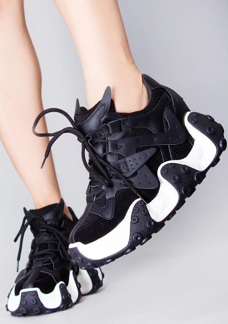 Anthony Wang Split Second Platform Sneakers