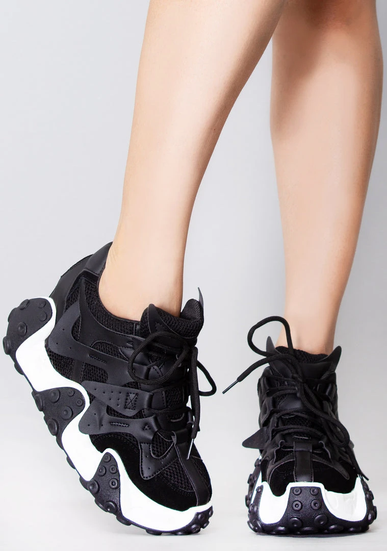 Anthony Wang Split Second Platform Sneakers
