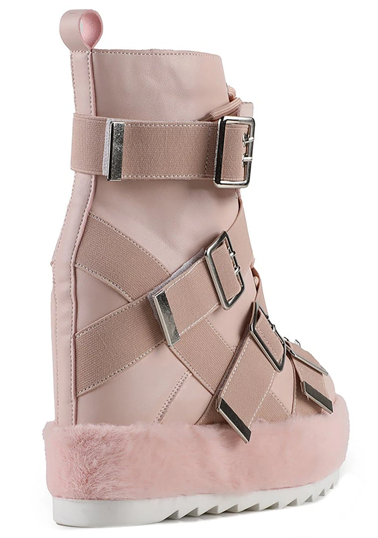 Anthony Wang X WTF Bondage Love Strapped Platform Boots The Great Fantastic