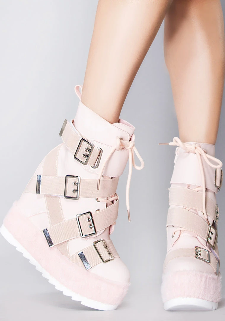 Anthony Wang X WTF Bondage Love Strapped Platform Boots The Great Fantastic
