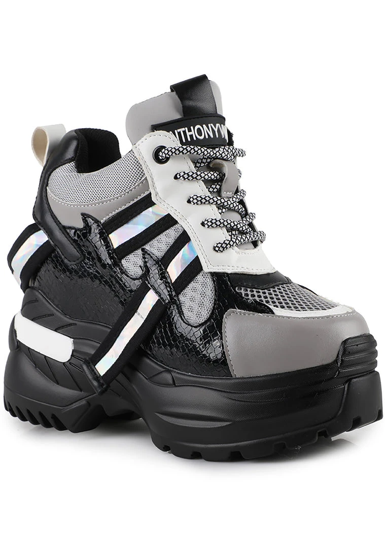 Anthony Wang Deadly Strike Platform Sneakers Mad World
