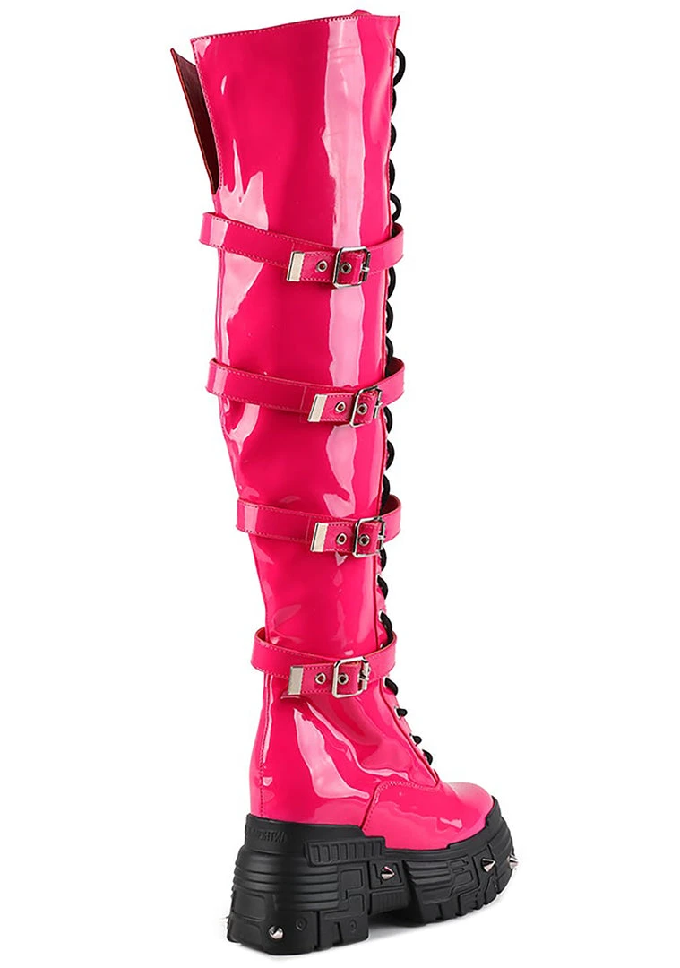 Anthony Wang X WTF Miss Mayhem Platform Boots