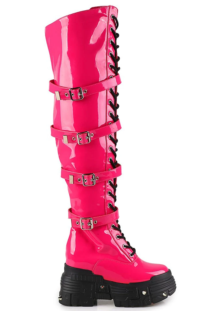 Anthony Wang X WTF Miss Mayhem Platform Boots