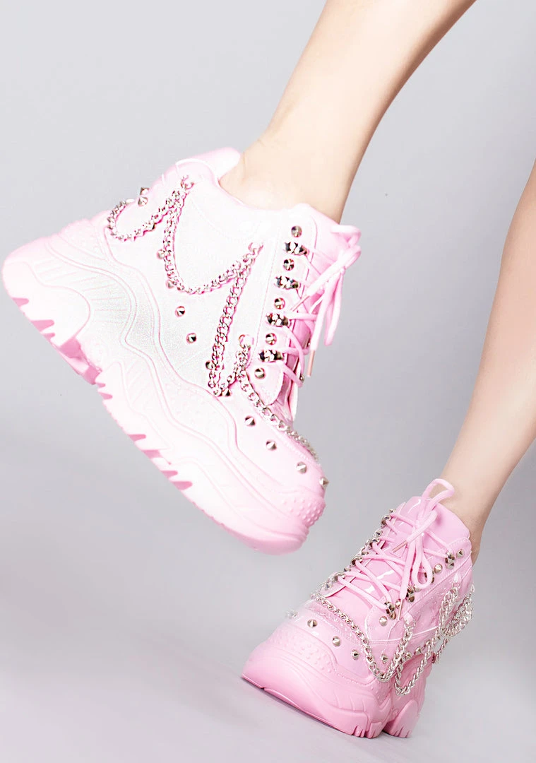 Anthony Wang X WTF Crushing Hard Platform Sneakers World Tour