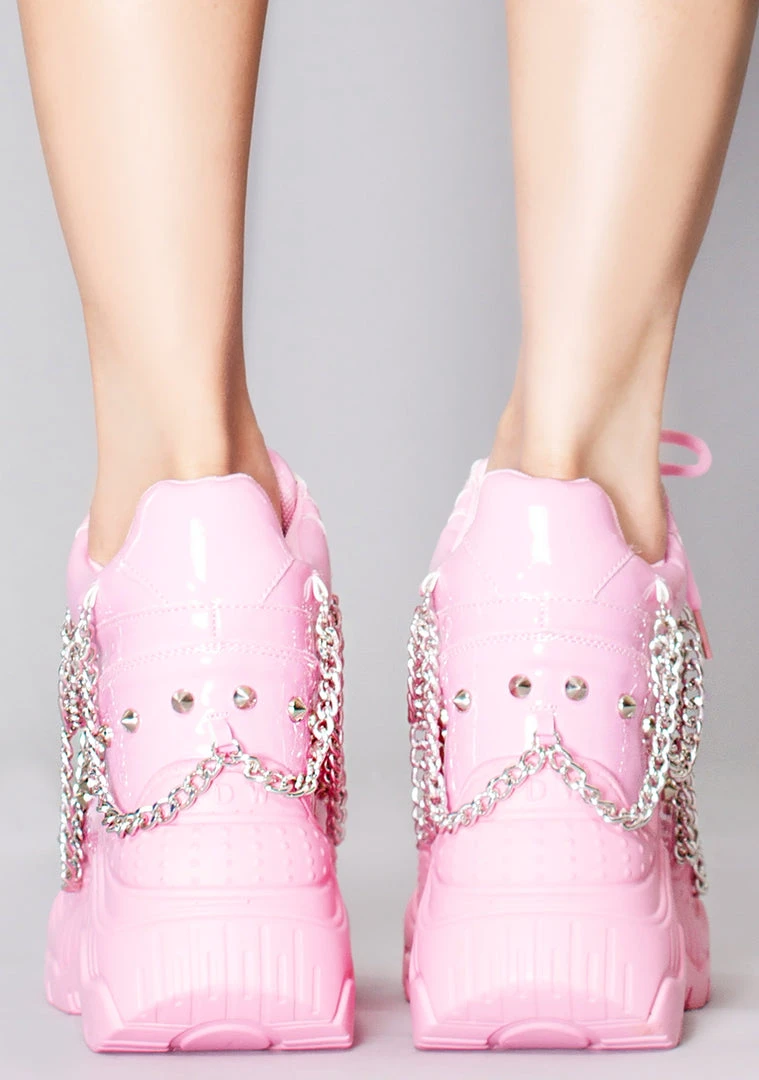 Anthony Wang X WTF Crushing Hard Platform Sneakers World Tour