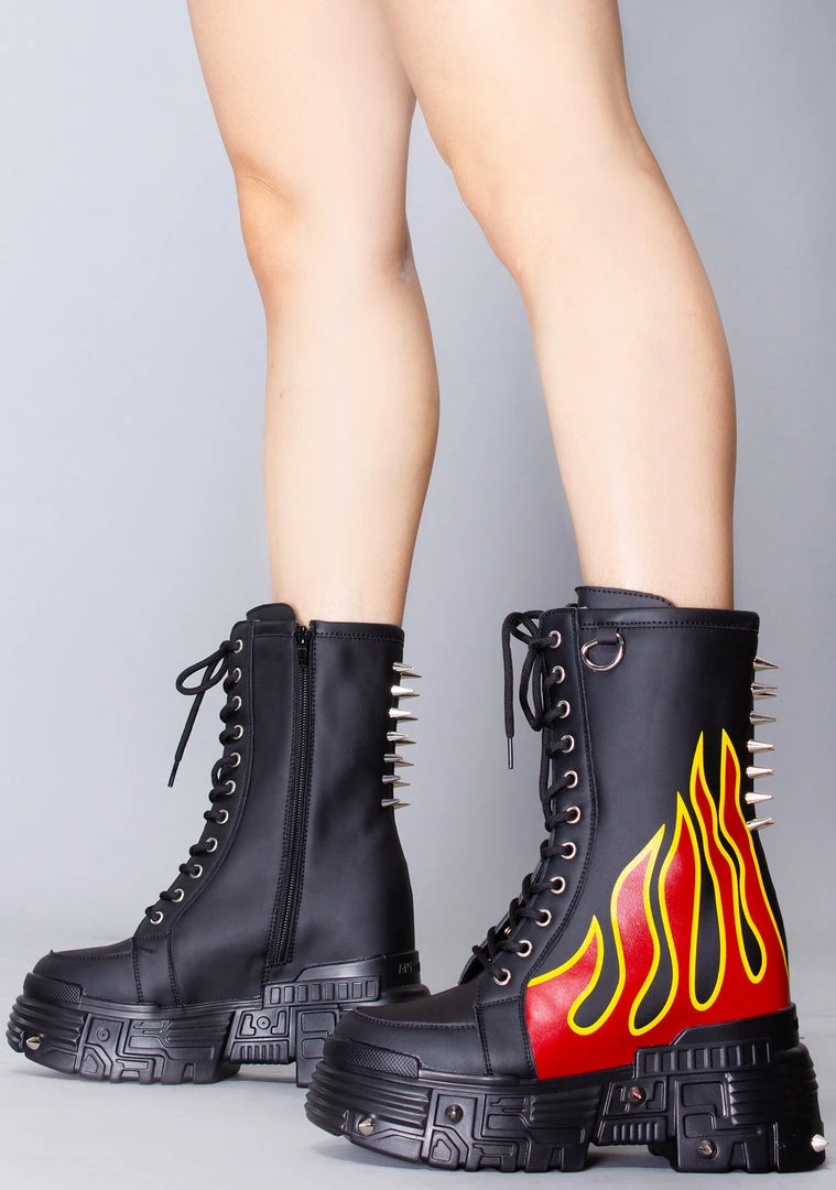 Anthony Wang X WTF Hot Shot Platform Boots World Tour