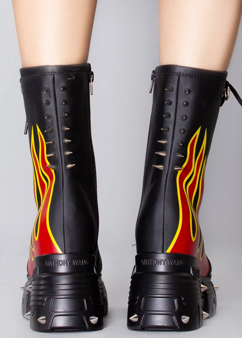 Anthony Wang X WTF Hot Shot Platform Boots World Tour