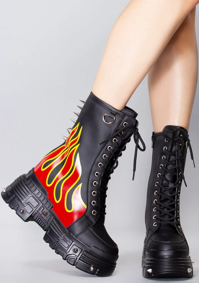 Anthony Wang X WTF Hot Shot Platform Boots World Tour