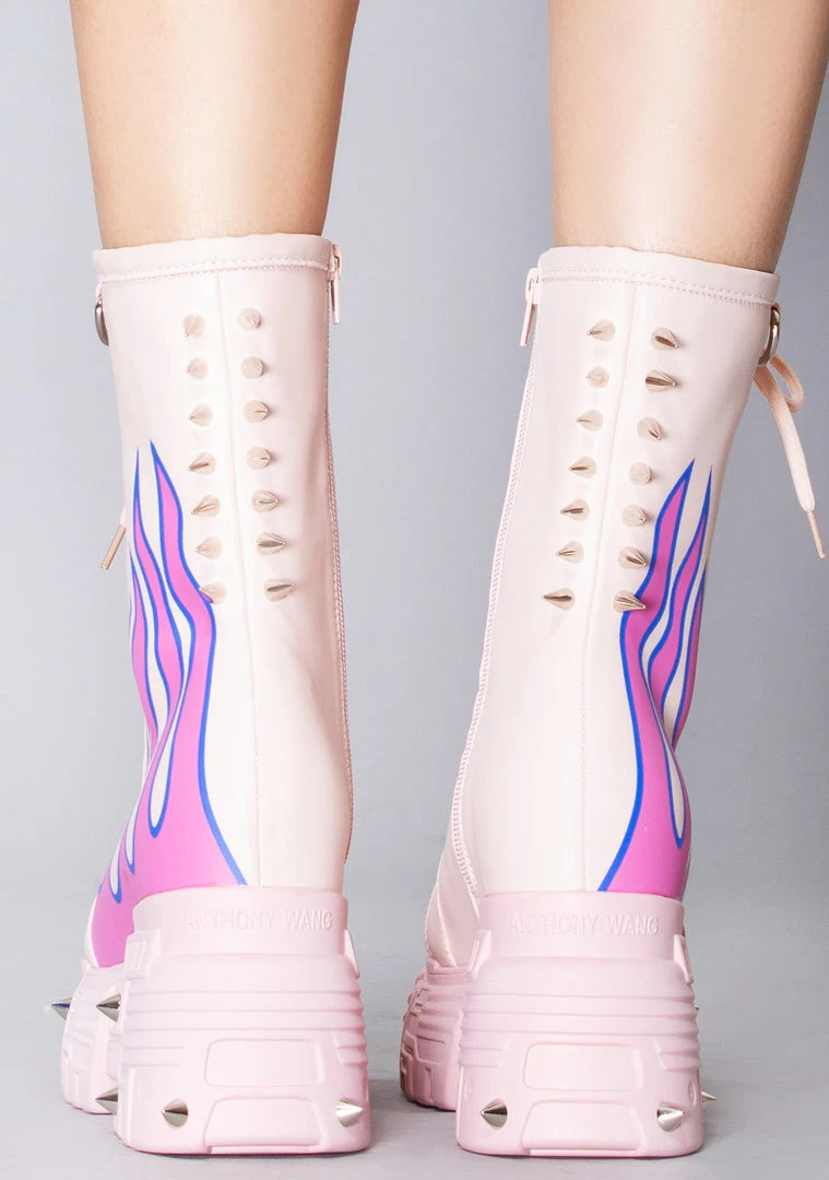 Anthony Wang X WTF Sweet Inferno Platform Boots World Tour
