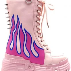 Anthony Wang X WTF Sweet Inferno Platform Boots World Tour