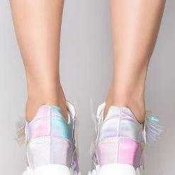 Anthony Wang X LASR Exclusive Battle Angel Winged Platform Wedge Sneakers LASR Exclusives