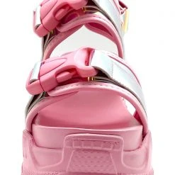 Anthony Wang X LASR Exclusive Electric Barbie Platform Sandals New