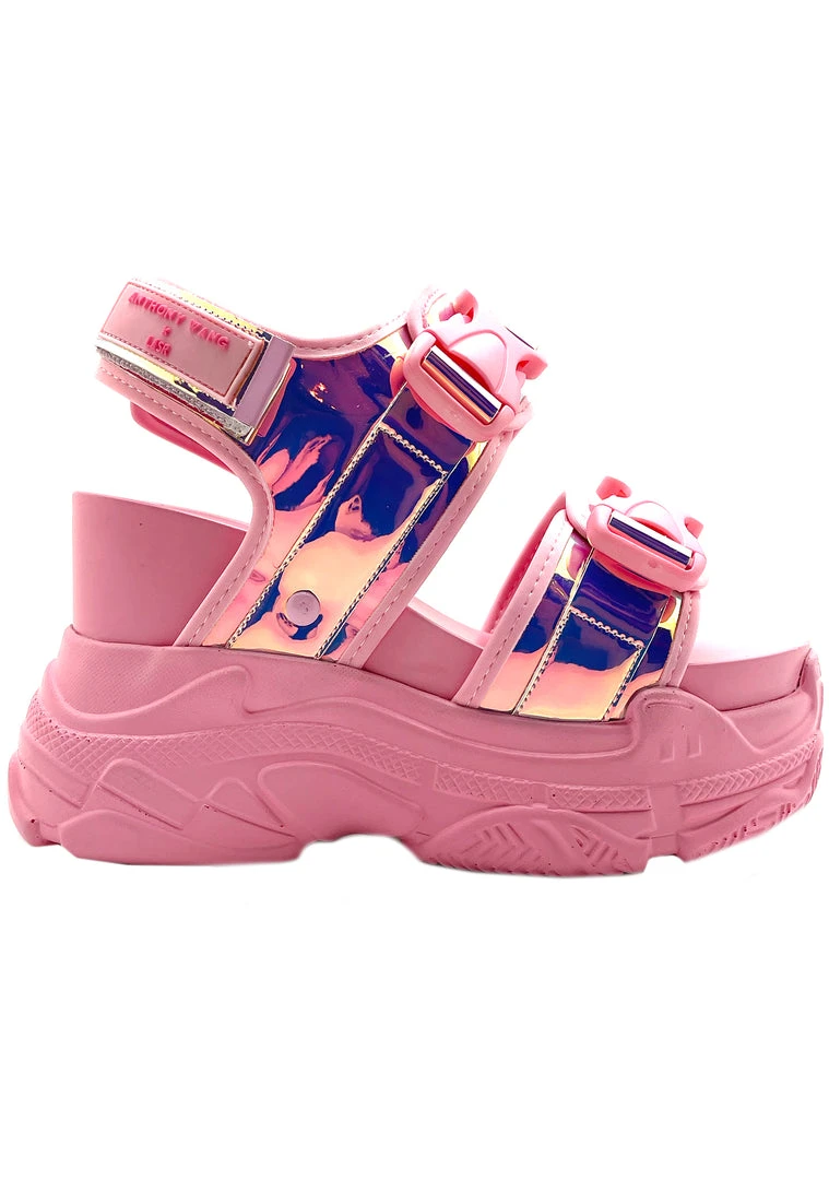 Anthony Wang X LASR Exclusive Electric Barbie Platform Sandals New