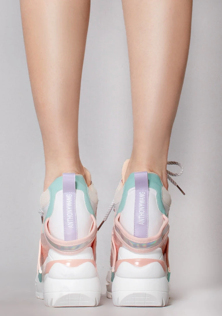 Anthony Wang Shoes Pretty Poison Platform Wedge Sneakers