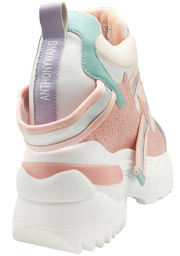Anthony Wang Shoes Pretty Poison Platform Wedge Sneakers