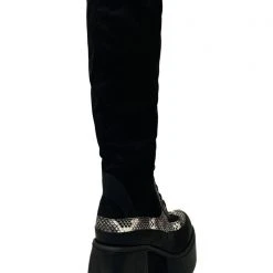 LA Style Rush Venomous Lace Up Boots Shoes